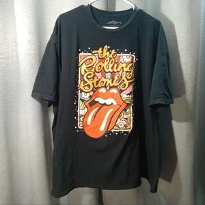 Black Rolling Stones T-Shirt